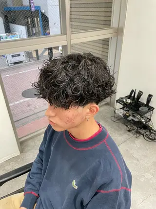 パーマ メンズ 町田エリアＮｏ．１/ パーマ特化/太田京希のヘアスタイル