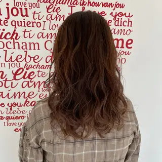 ロング カラー CREAPY所属・CREAPY　日向野 利菜のヘアスタイル