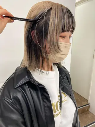 ミディアム Amelie所属・Amelie yunのヘアスタイル