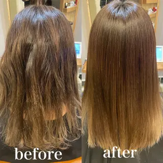 ロング 縮毛矯正/髪質改善 主税巧一のヘアスタイル