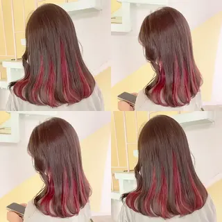 カラー 渋谷:インナーカラー ／🍒エリカ🍒のヘアスタイル