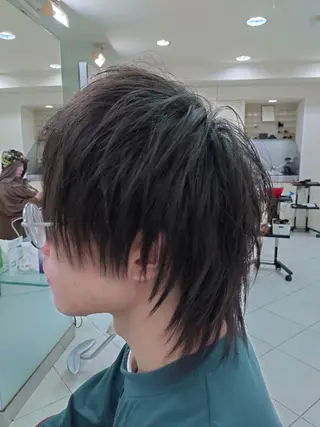 ミディアム ヘアアレンジ メンズ 🐺一ノ瀬 凌 / デザインウルフ🐺のヘアスタイル