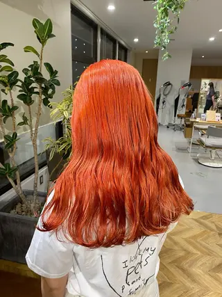 ミディアム カラー yate'/ Wカラー/小出捷也のヘアスタイル