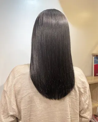 セミロング 髪質改善/艶カラー 🤍mizueのヘアスタイル