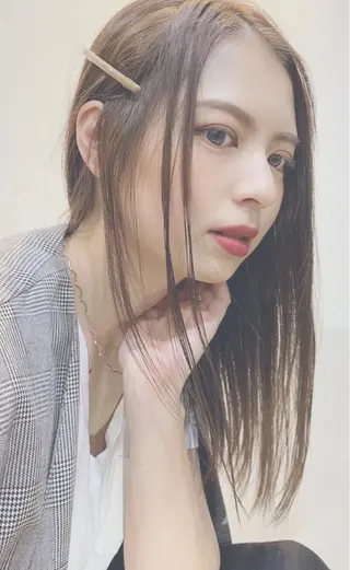 セミロング カラー 🇺🇸✂️🍟 こんあゆみのヘアスタイル