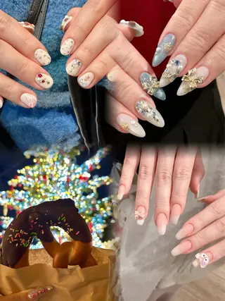 ネイル 痛ネイル🩶推し活 🤍店長sagawaのネイルデザイン