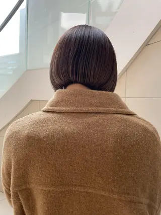 ショート カラー ケアブリーチ/ エクステ/レイヤーのヘアスタイル