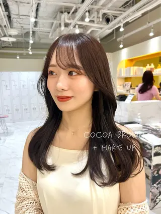 ロング カラー ヘアアレンジ 🤍layer🤍 リナのヘアスタイル