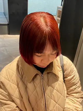 カラー 暖色/透明感カラー /nanami🌼のヘアスタイル