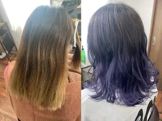 セミロング _White所属・ＳＨＩ ＺＵのヘアスタイル