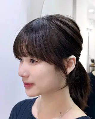 ミディアム カラー 韓国ガーリーヘア🎀 Sayaka🤍のヘアスタイル