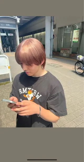ミディアム HIROTO/メンズ /ブリーチ🌙のヘアスタイル
