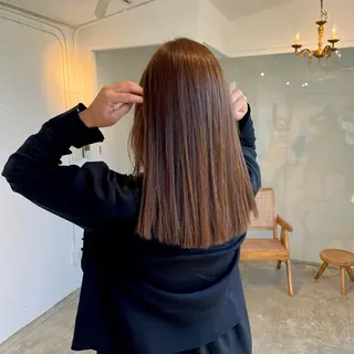 セミロング 植村 海音のヘアスタイル