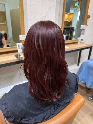 カラー bisou hair スガノ カヤノのヘアスタイル