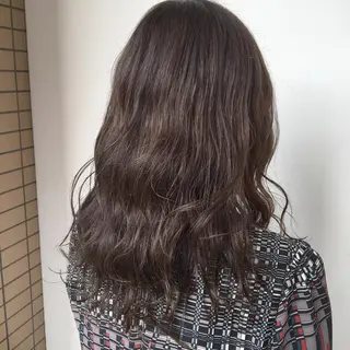 ロング カラー 髪質改善 頭身浴/ 中田のヘアスタイル