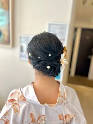 ヘアアレンジ 似合わせヘアメイク 💐オダギリチアキのヘアスタイル