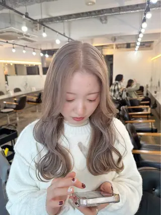 セミロング ボブ/ぱつっとボブ/ 谷口 海星のヘアスタイル