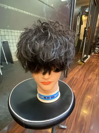 ロング パーマ メンズ 高垣 大輔のヘアスタイル