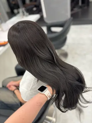 ロング カラー 🤍レイヤー/顔周り 暖色hirari🤍のヘアスタイル