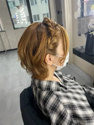 ショート ヘアアレンジ KISSSWAN はなのヘアスタイル