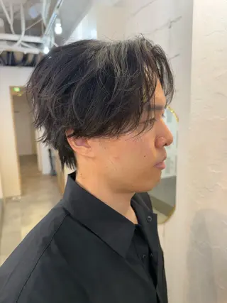ミディアム メンズ カラーモデル募集◎ メンズカットモデルのヘアスタイル
