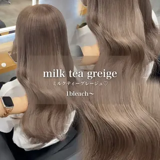 ロング カラー ワンホン韓国ヘア 🤍MINORIのヘアスタイル