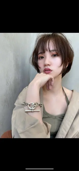 ショート カラー 🉐レイヤー/塩見 弘樹🉐渋谷のヘアスタイル