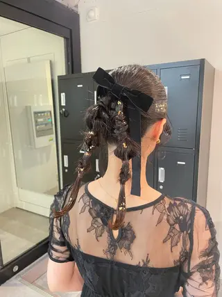 ミディアム ヘアアレンジ A/LEE所属・久保田 千尋のヘアスタイル