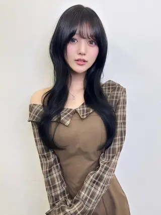 ロング カラー 韓国ヘア特化 TAKESHIのヘアスタイル