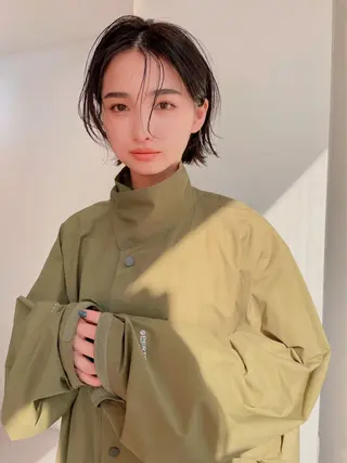 ショート パーマ＊ 顔まわり似合わせのヘアスタイル