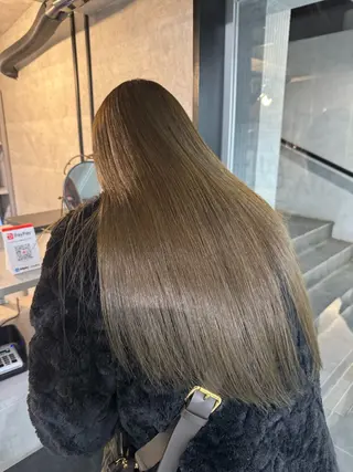 ロング カラー お悩み改善あなたの" You"💚❤️💛のヘアスタイル