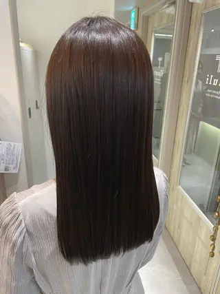 セミロング 西 めぐみのヘアスタイル
