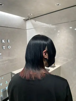 ミディアム ハルキミナトジャパン所属・藤田優介 [大宮/縮毛矯正]のヘアスタイル