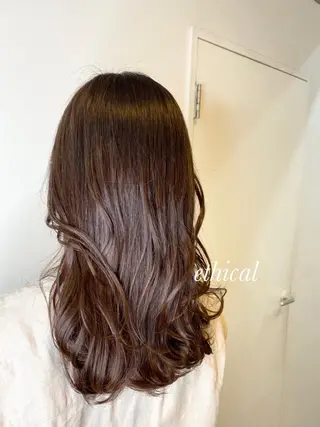ロング 【エシカル】 HOSOMIのヘアスタイル