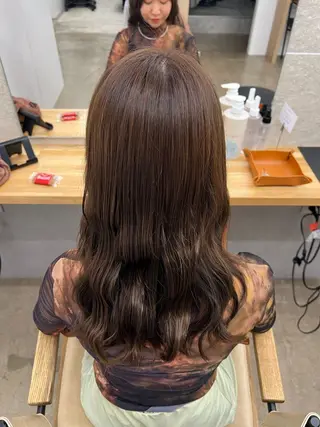 ロング ボブ/インナーカラー ♡表参道 ねおのヘアスタイル