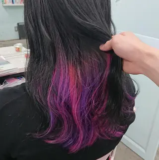 セミロング カラー 艶髪サラサラカラー 🌈前原健吾のヘアスタイル