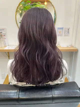 セミロング カラー 高梨 菜々のヘアスタイル