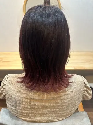 ミディアム 佐々木 あやかのヘアスタイル