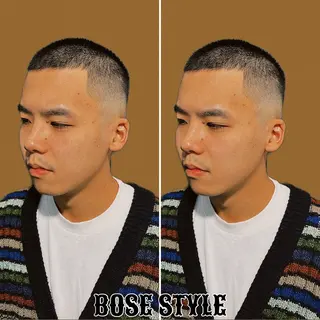 ショート メンズ &CREW スタッフのヘアスタイル