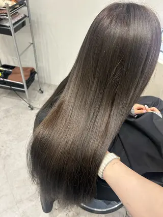 セミロング カラー ヘアアレンジ ボブ /ニュアンス/ satomi🧸💖のヘアスタイル