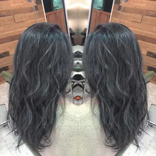 ロング カラー 青木 茂樹⭐️ 透明感カラーのヘアスタイル