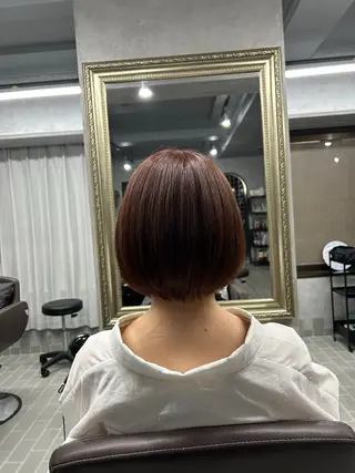 ショート カラー 艶髪/透明感カラー 山﨑俊輔のヘアスタイル