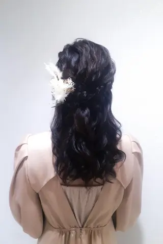 ロング ヘアアレンジ Hair&Make Delight*のヘアスタイル