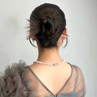 セミロング カラー ヘアアレンジ 韓国ヘア×髪質 改善🇰🇷シオリのヘアスタイル