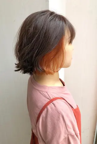 ショート カラー 細川 亮のヘアスタイル