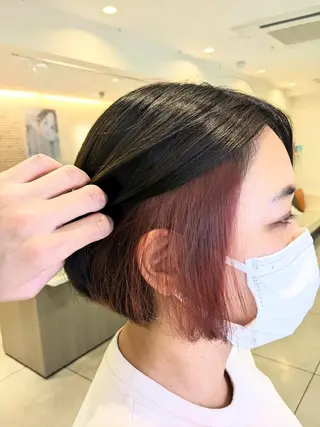 ショート カラー 小川 健治✨のヘアスタイル