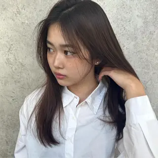 ロング 韓国レイヤー 🔥春暁【はるき】のヘアスタイル