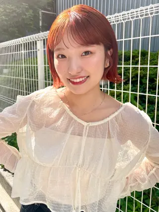 ショート 暖色/透明感カラー /nanami🌼のヘアスタイル