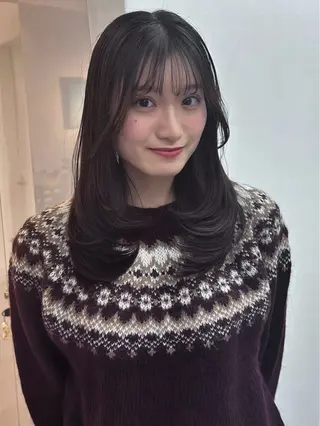 セミロング 鍬塚 聖哉のヘアスタイル
