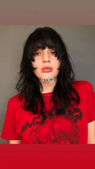 セミロング HARUKI🏔️/ メンズ/透け感カラーのヘアスタイル